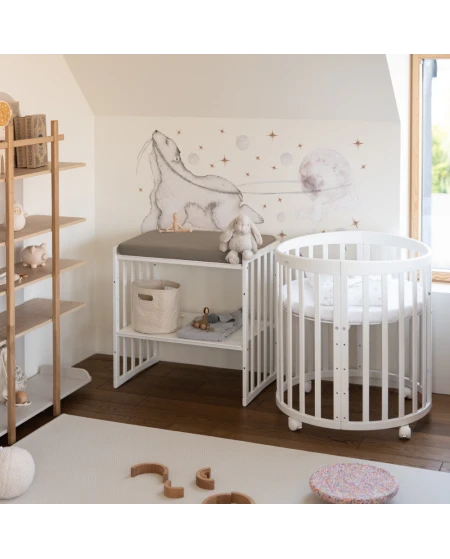 Sheet for changing table 70x50 cm - Taupe | Waldin