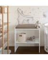 Sheet for changing table 70x50 cm - Taupe | Waldin