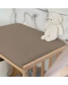 Sheet for changing table 70x50 cm - Taupe | Waldin