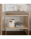 Sheet for changing table 70x50 cm - Taupe | Waldin