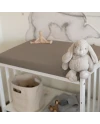 Sheet for changing table 70x50 cm - Taupe | Waldin