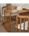 7in1 Oval Baby Crib with mattress - Vintage | Waldin