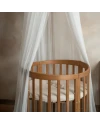 7in1 Oval Baby Crib with mattress - Vintage | Waldin