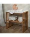 7in1 Oval Baby Crib with mattress - Vintage | Waldin