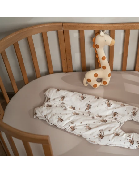 7in1 Oval Baby Crib with mattress - Vintage | Waldin