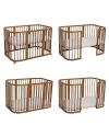 7in1 Baby crib with mattress Natural Grows with your child Waldin