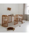 7in1 Oval Baby Crib with mattress - Vintage | Waldin