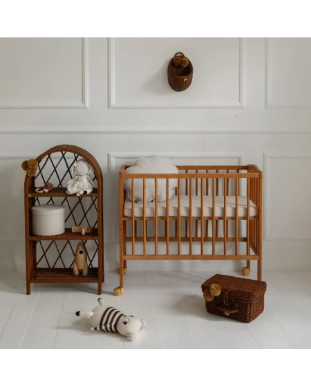 Bedside Crib 2in1 with mattress - Vintage | Waldin
