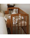 Bedside Crib 2in1 with mattress - Vintage | Waldin