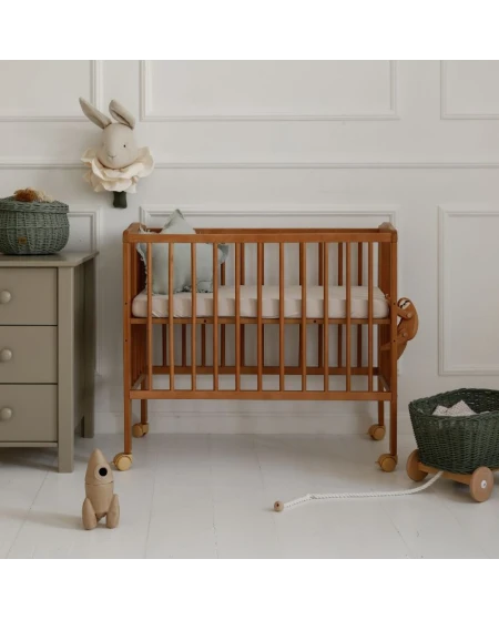 Bedside Crib 2in1 with mattress - Vintage | Waldin