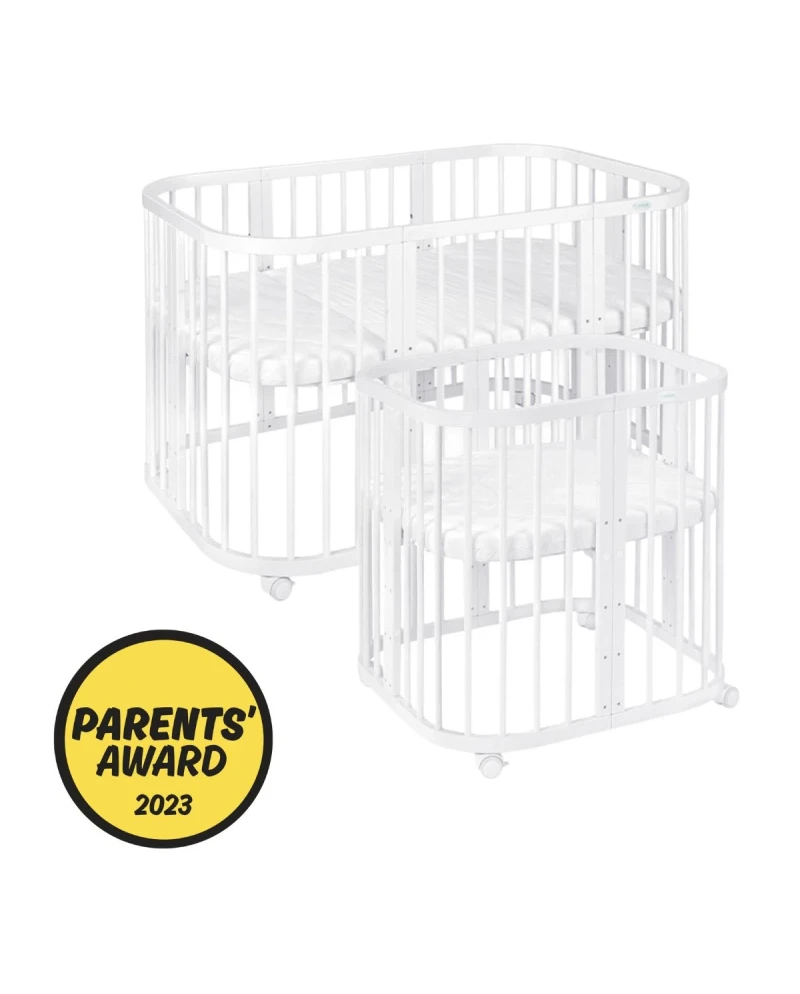 7in1 Baby crib with mattress - White | Waldin 7in1 Baby crib with mattress - White | Waldin