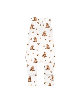 Cotton Baby Sleeping bag with legs 1-2 years BEARS | Waldin