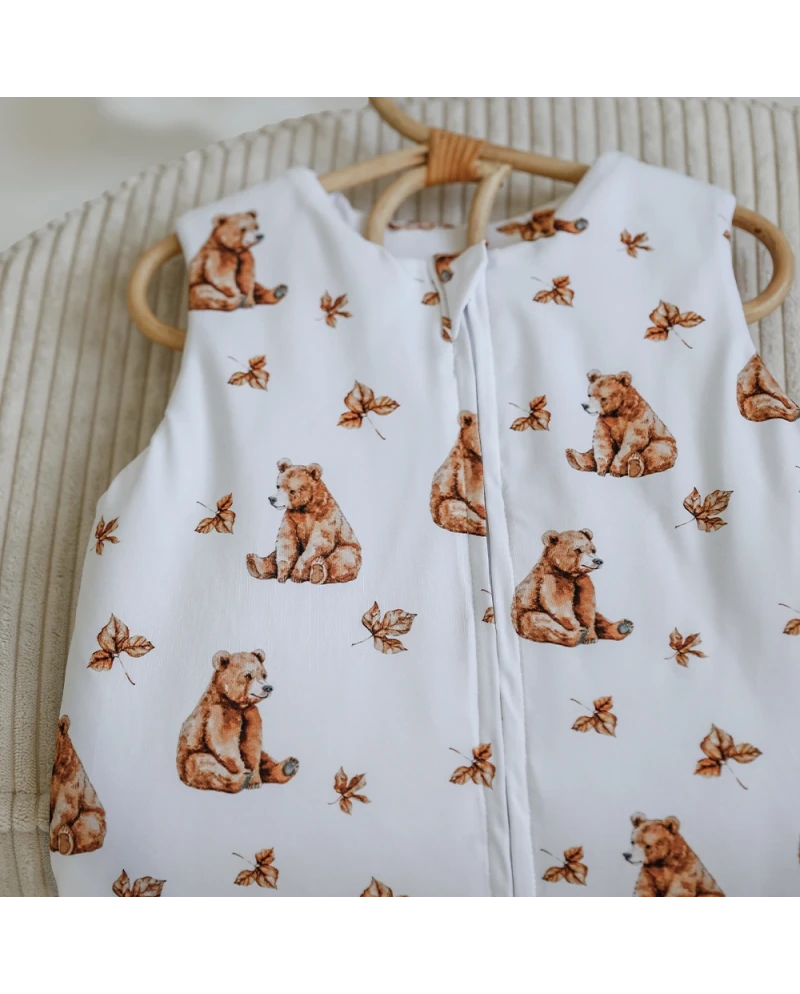 Cotton Baby Sleeping bag with legs 1-2 years BEARS | Waldin Cotton Baby Sleeping bag with legs 1-2 years BEARS | Waldin