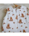 Cotton Baby Sleeping bag with legs 1-2 years BEARS | Waldin