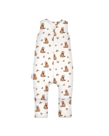 Cotton Baby Sleeping bag with legs 3-4 years BEARS | Waldin