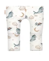 Cotton Baby Sleeping bag with legs 1-2 years Whales | Waldin