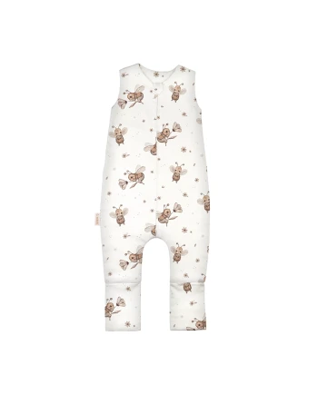 Cotton Baby Sleeping bag with legs 1-2 years Bees | Waldin