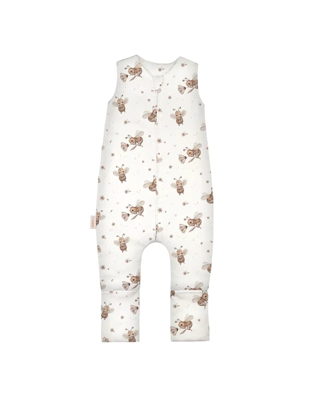 Cotton Baby Sleeping bag with legs 3-4 years Bees | Waldin