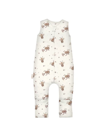 Cotton Baby Sleeping bag with legs 3-4 years Bees | Waldin