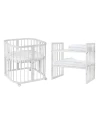 7in1 Baby crib with mattress - White
