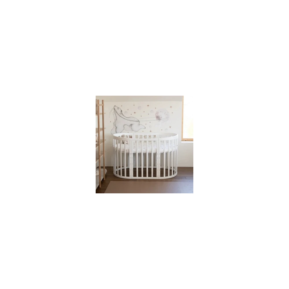 7in1 Oval baby crib